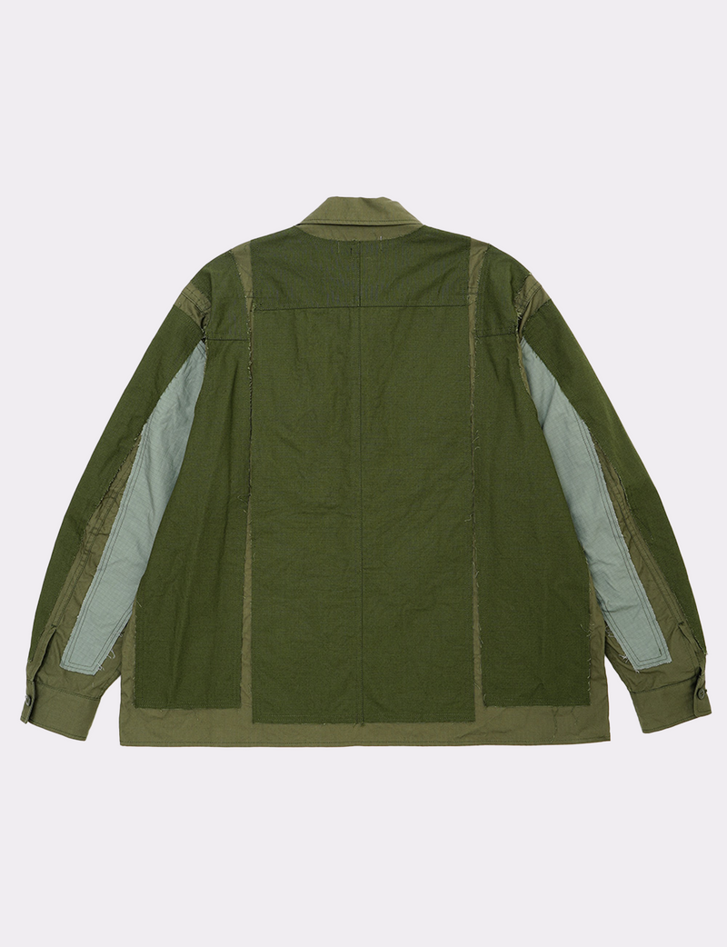 DECONSTRUCTED MILITARY SHIRT