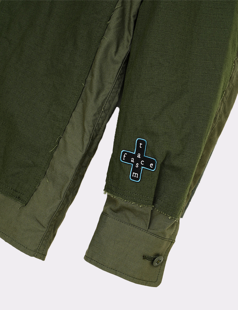 DECONSTRUCTED MILITARY SHIRT