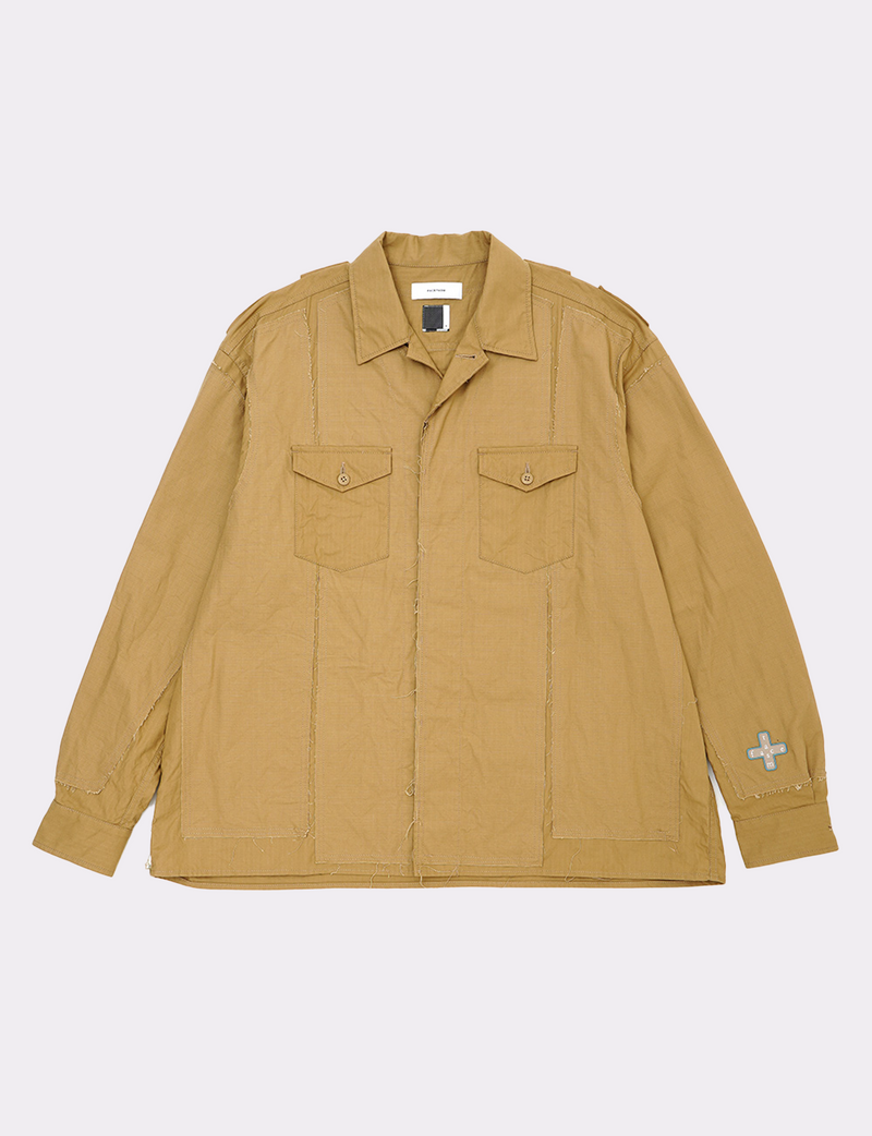 DECONSTRUCTED MILITARY SHIRT