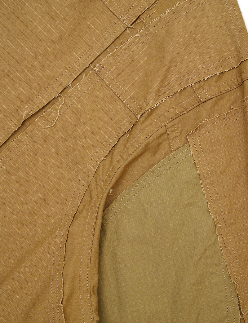 DECONSTRUCTED MILITARY SHIRT