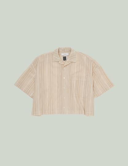 MESH CROPPED SHIRT