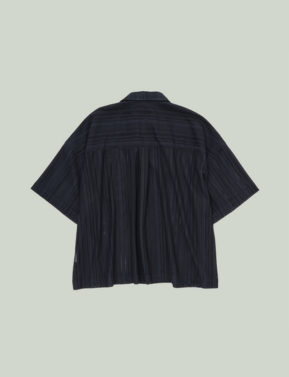 MESH CROPPED SHIRT