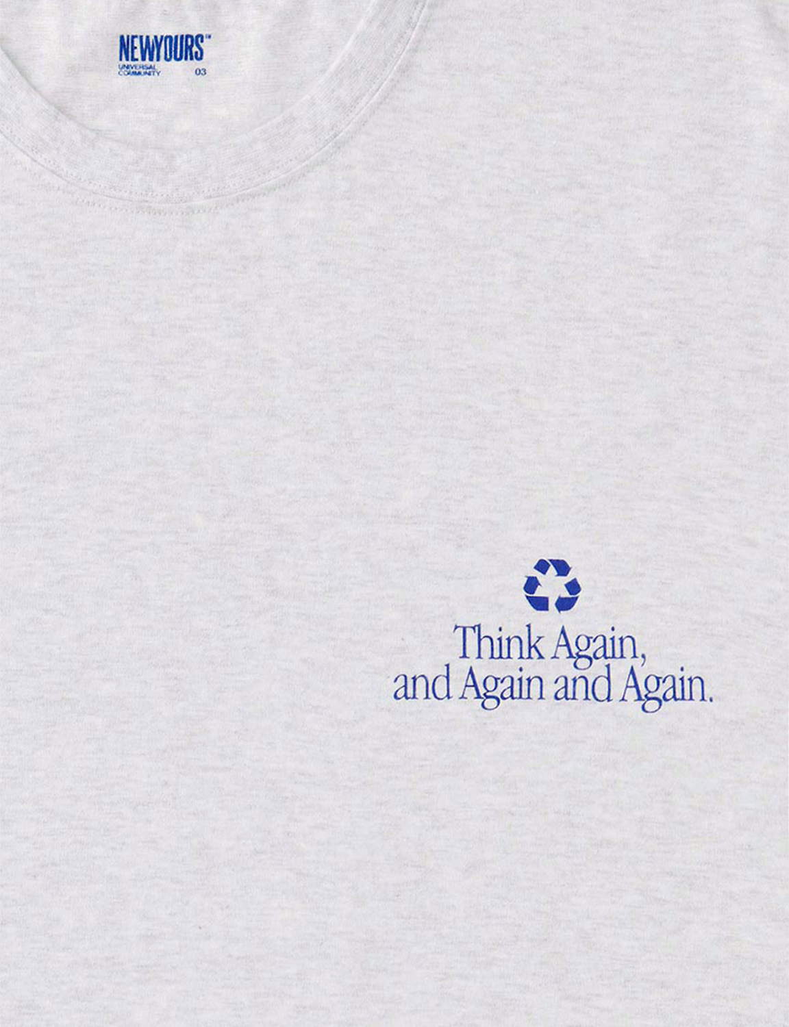 GRAPHIC TEE / THINK AGAIN AND AGAIN