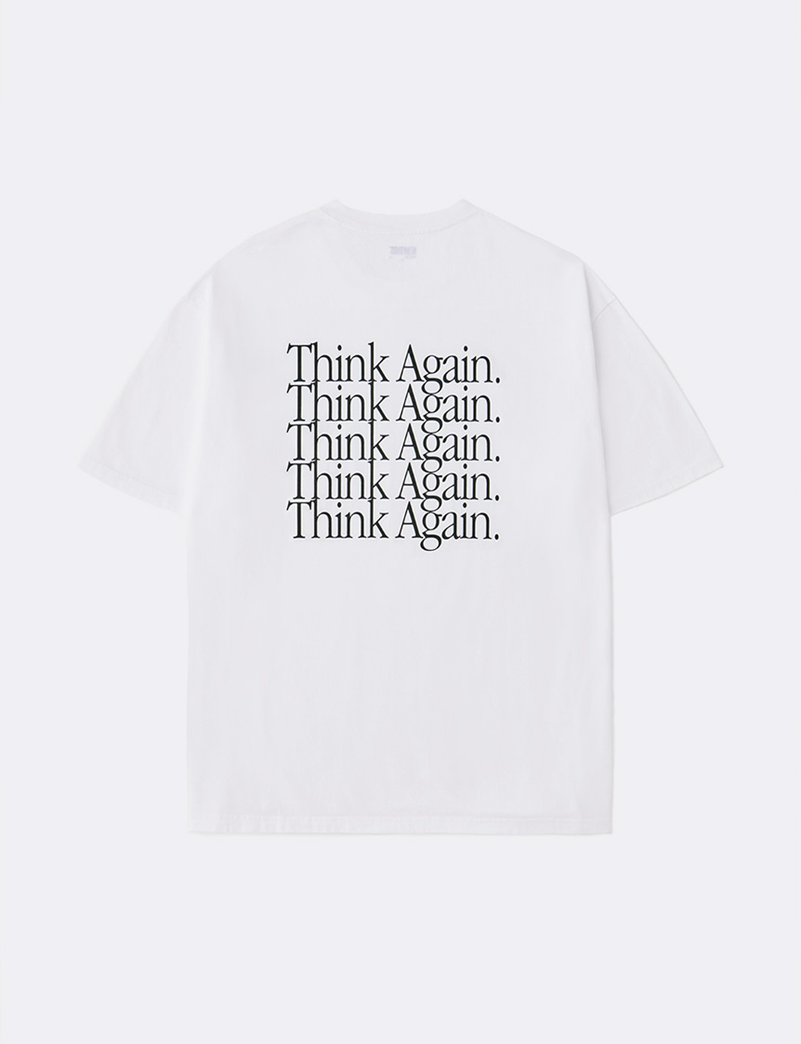 GRAPHIC TEE / THINK AGAIN AND AGAIN