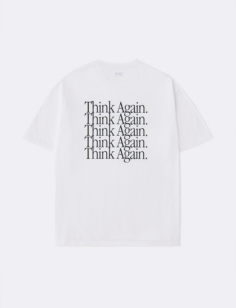 GRAPHIC TEE / THINK AGAIN AND AGAIN