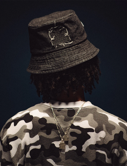 OG LABEL PATCHED DENIM BUCKET HAT