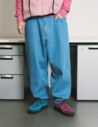 6 POCKET JEANS – SAX