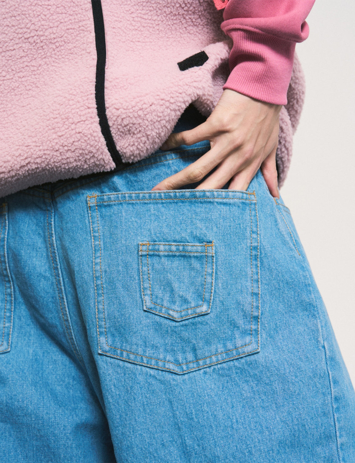 6 POCKET JEANS – SAX