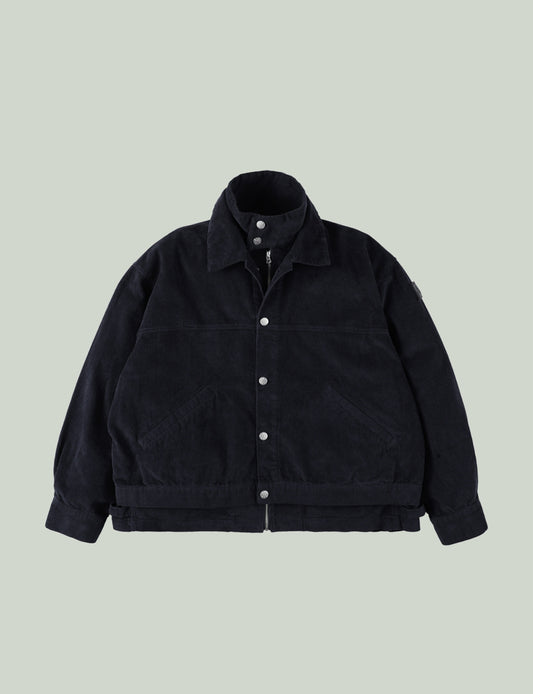 DOUBLE CORD JACKET – NAVY 