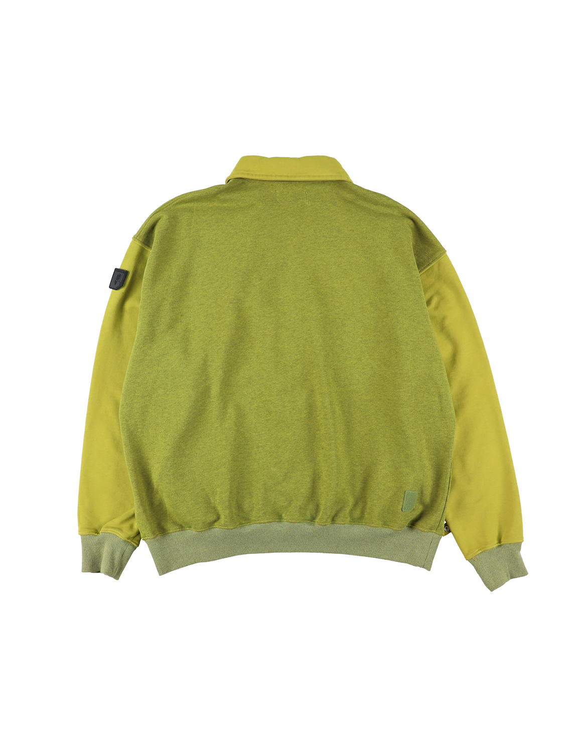 HALF-ZIP COLLAR SWEATSHIRT DYED HEATHER