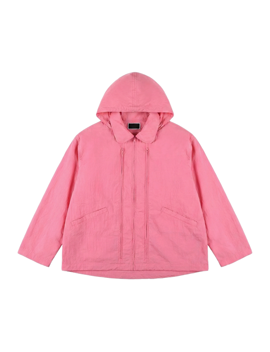 CRUSHED NYLON FULL PACK JACKET