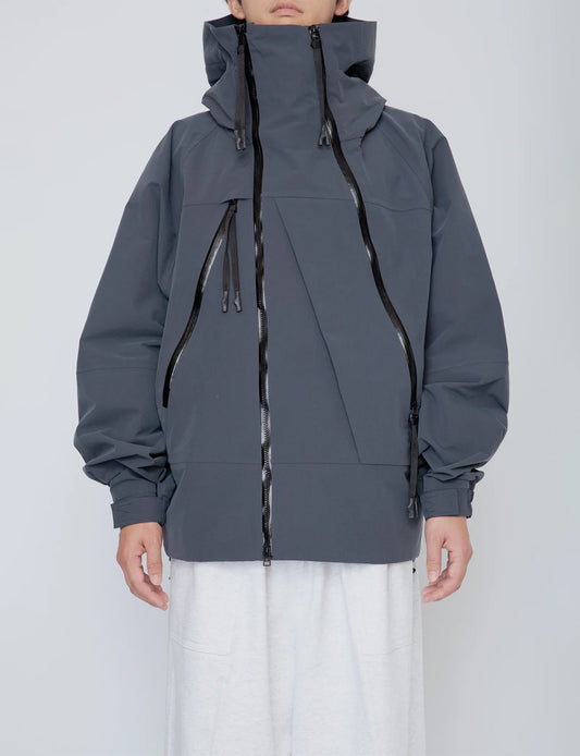 BREATHABLE WATERPROOF MOUNTAIN PARKA / CHARCOAL