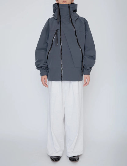 BREATHABLE WATERPROOF MOUNTAIN PARKA / CHARCOAL