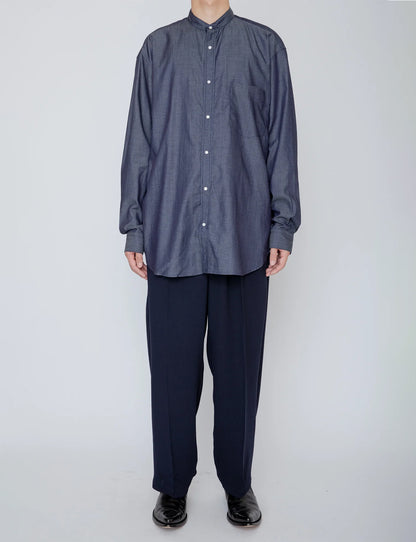 MELANGE TWILL DOUGI PANTS / NAVY