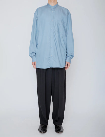 MELANGE TWILL DOUGI PANTS / BLACK