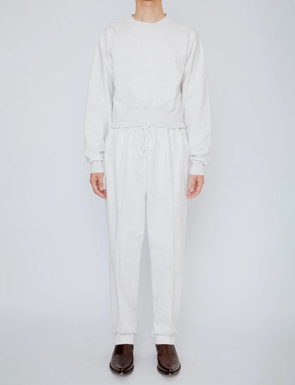 EASY SWEATPANTS / HEATHER WHITE