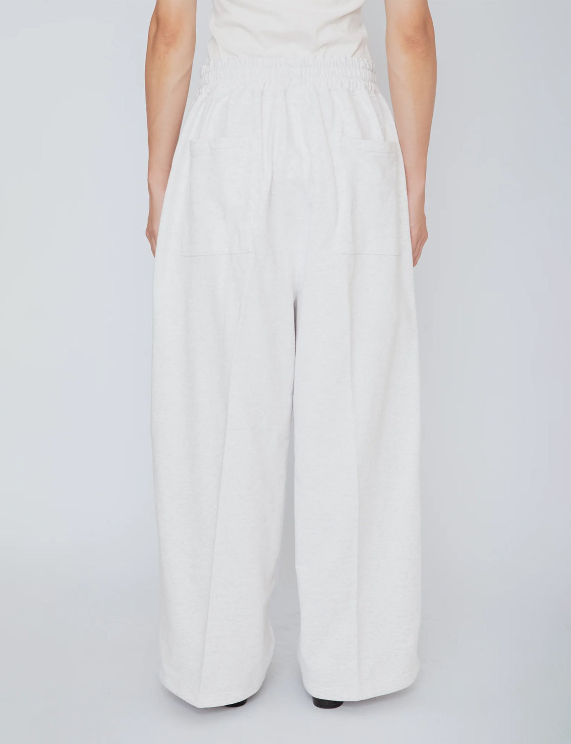HAKAMA SWEATPANTS / HEATHER WHITE