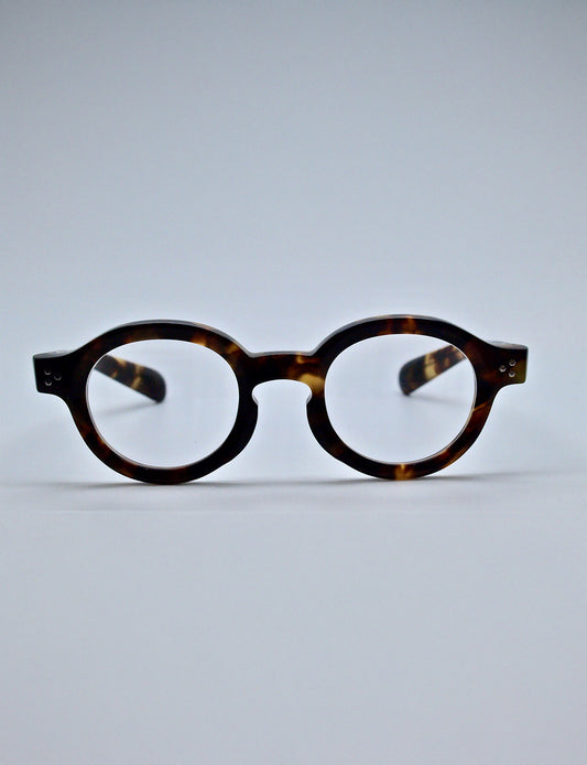 CORBY / FRAME-DARK HAVANA LENS-NAVY