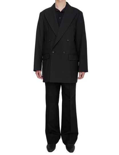 DOUBLE BREASTED LONG JACKET