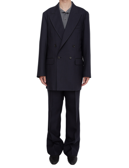 DOUBLE BREASTED LONG JACKET