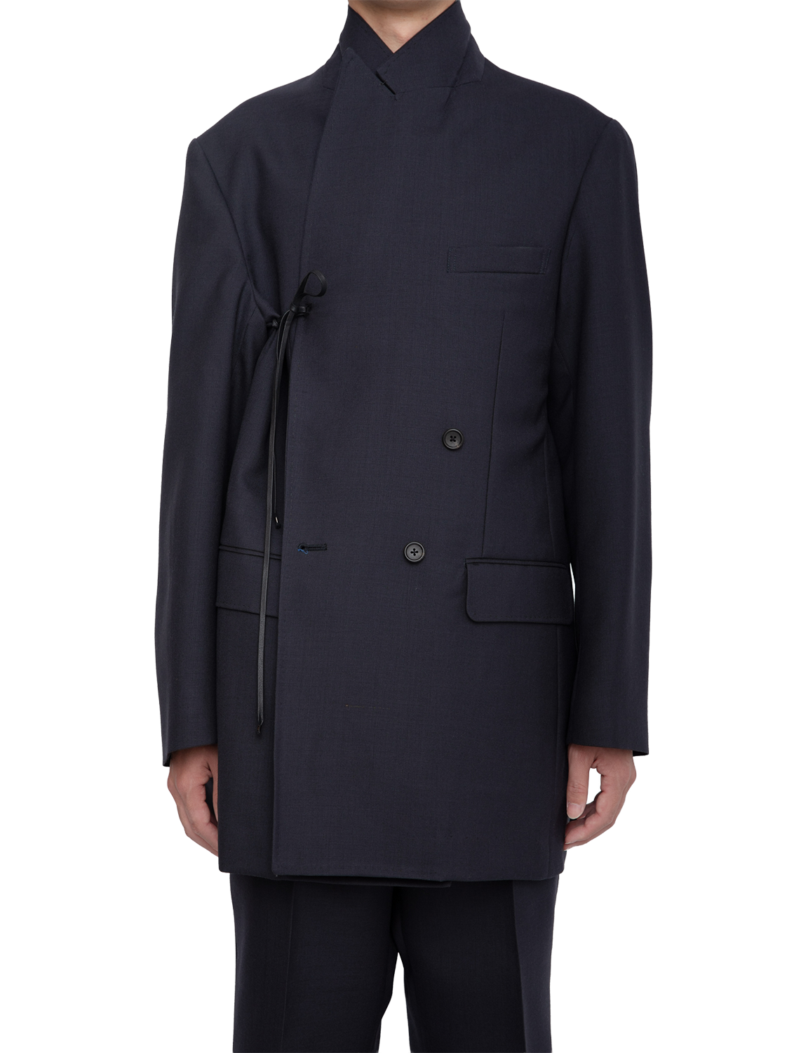 DOUBLE BREASTED LONG JACKET