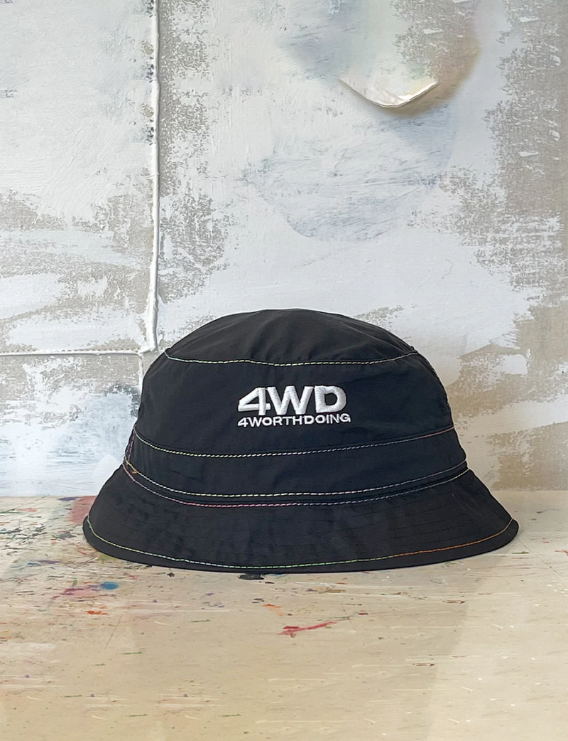 Gradient Stitch Bucket Hat