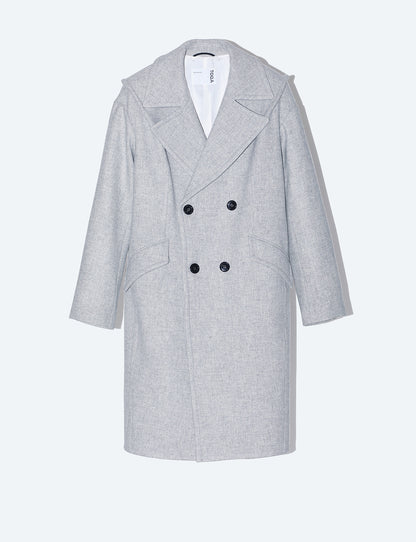 DOUBLE MELTON COAT