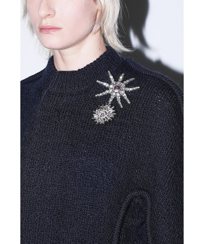 MOTIF KNIT CARDIGAN