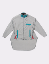 HIGH-LOW FLEECE ZIPPER JACKET