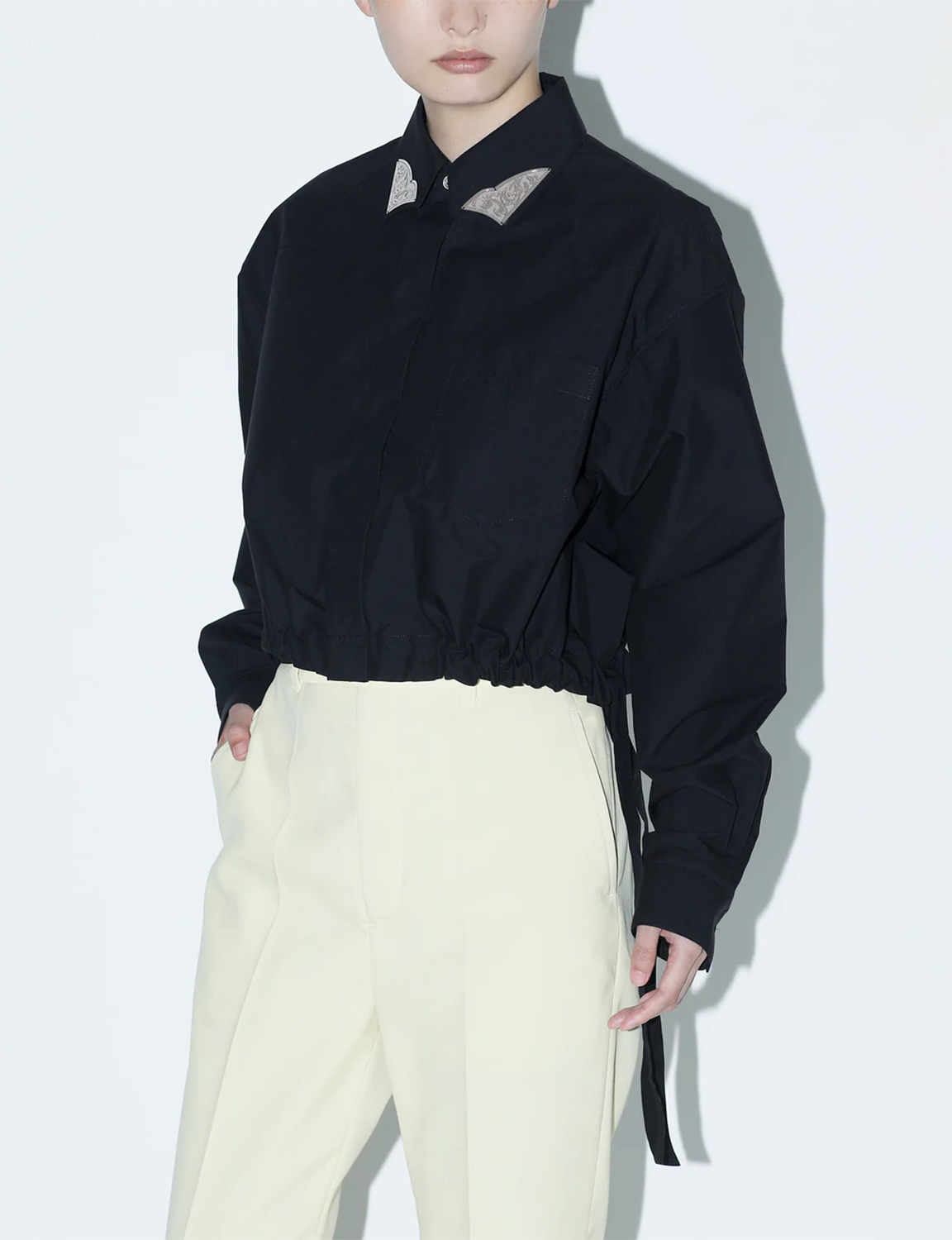 TOGA PULLA - METAL COLLAR SHIRT – The Contemporary Fix Kyoto