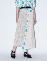 RAYON PRINT SKIRT