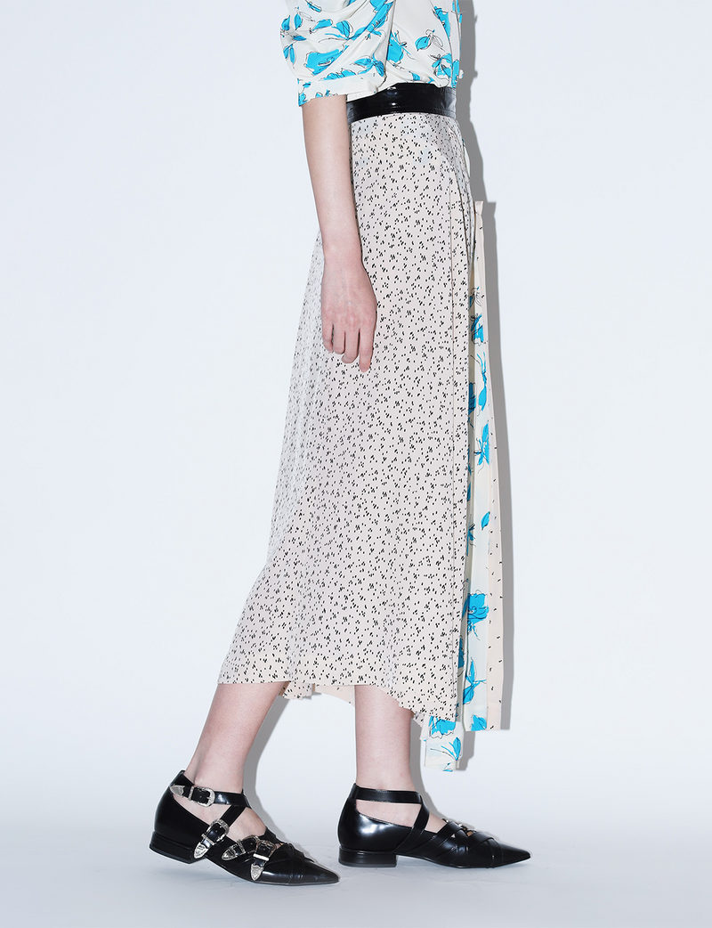 RAYON PRINT SKIRT