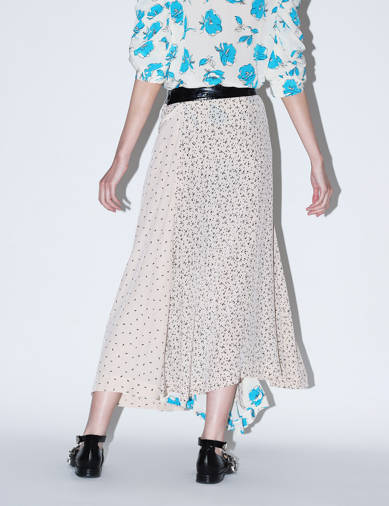 RAYON PRINT SKIRT