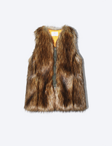 FUR LONG VEST