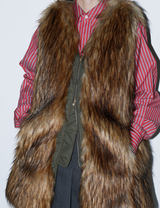 FUR LONG VEST