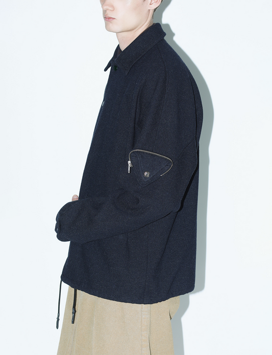 WOOL MELTON BLOUSON