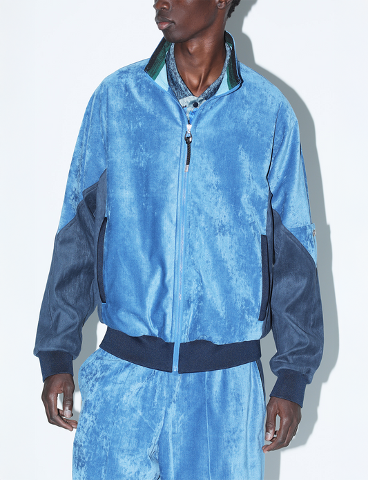 VELVET TRACK JACKET