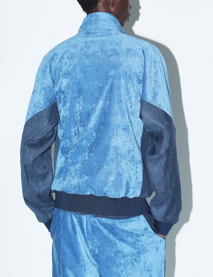 VELVET TRACK JACKET