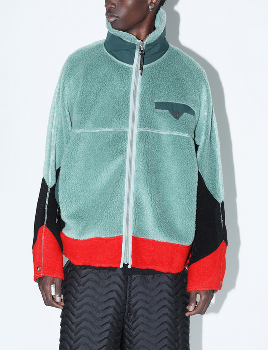 WOOL JERSEY BLOUSON