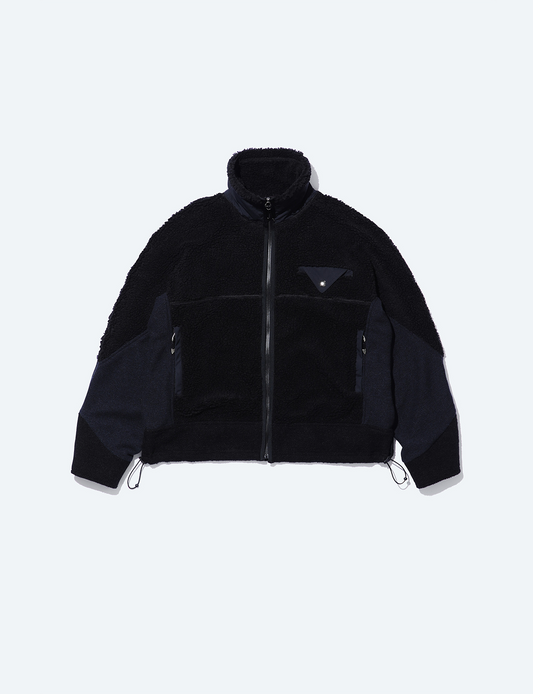 WOOL JERSEY BLOUSON