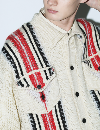 MESH KNIT JACKET