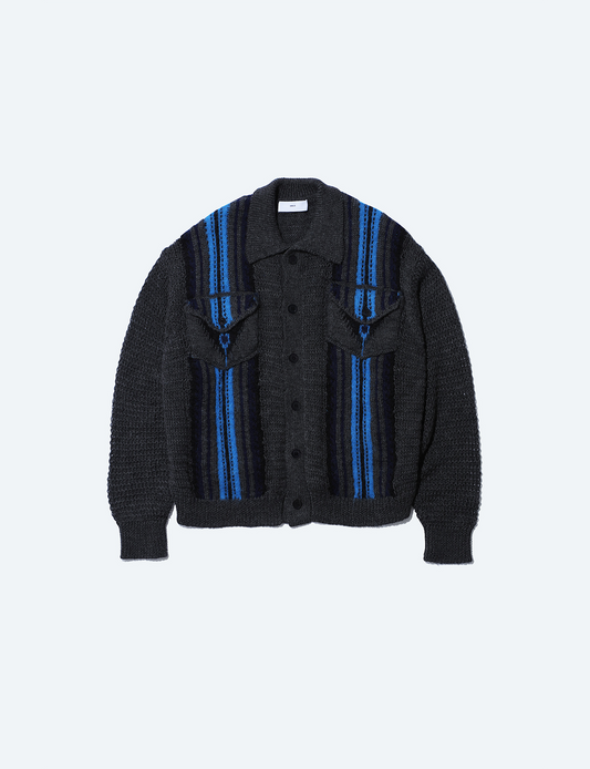 MESH KNIT JACKET