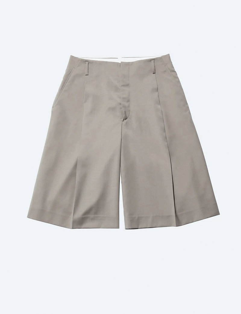 SUITING WOOL SHORT PANTS