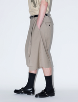 SUITING WOOL SHORT PANTS