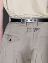 SUITING WOOL SHORT PANTS