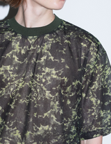 SHEER JERSEY PRINT T-SHIRT