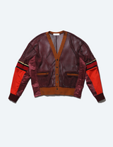 MESH JERSEY CARDIGAN