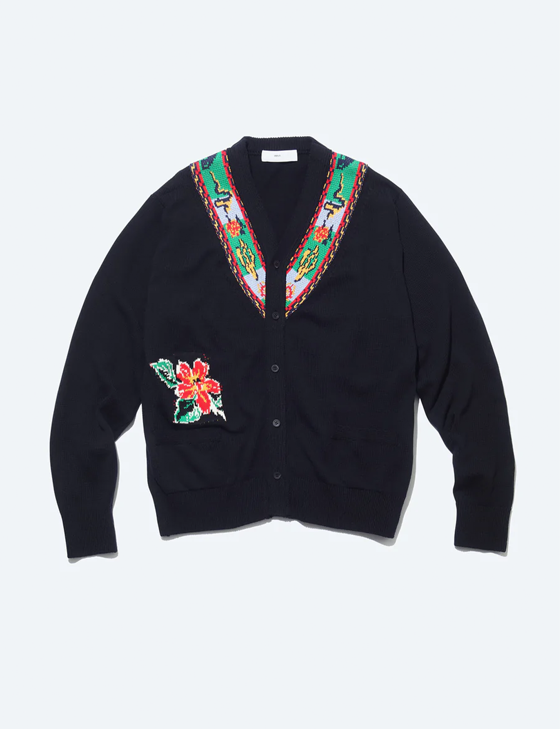 JACQUARD KNIT CARDIGAN