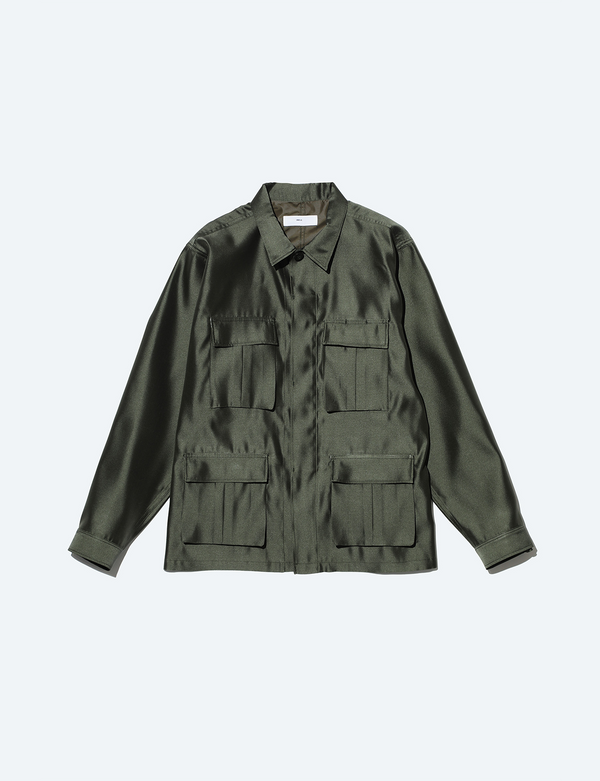 SILK TWILL BLOUSON