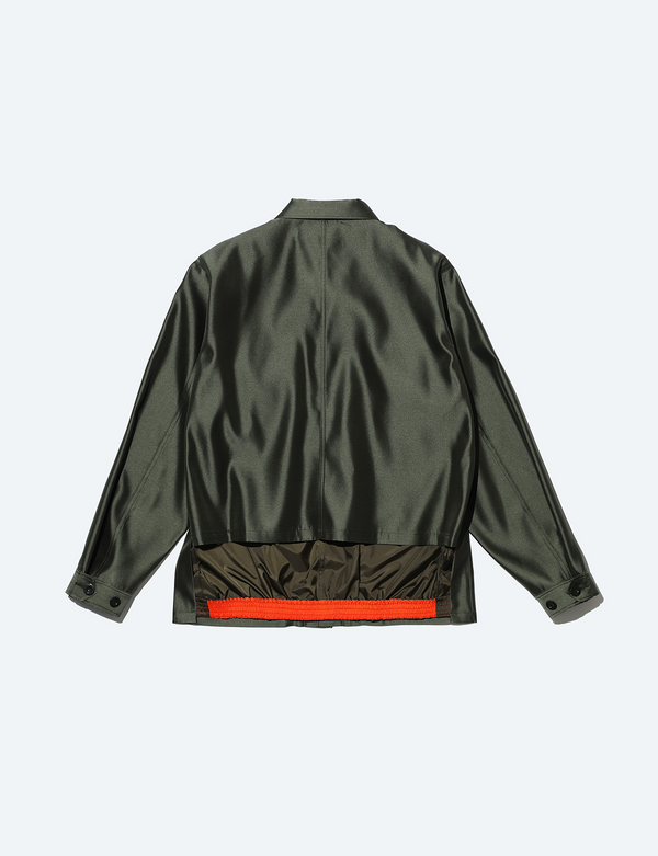 SILK TWILL BLOUSON